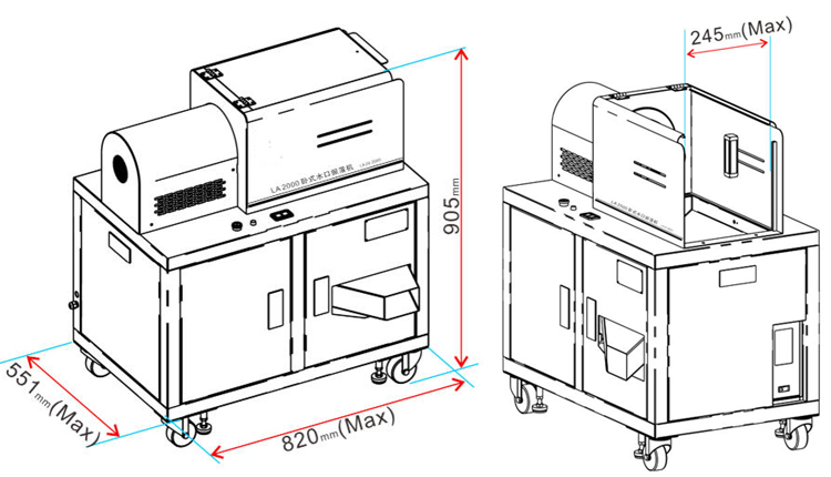 (卧式)水口超声波振落机