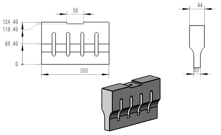 腻子粉包装袋超声波封口模具