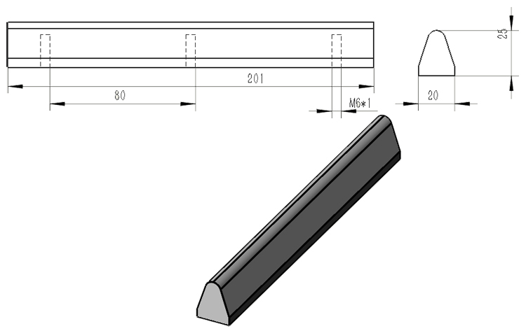 腻子粉包装袋超声波封口模具