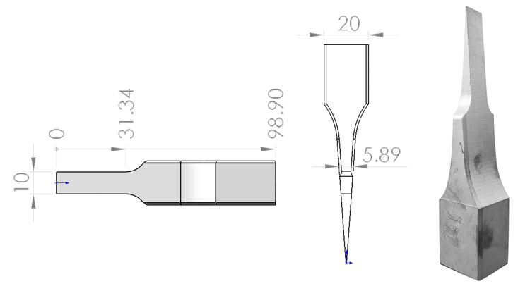 水口分离超声波切割刀